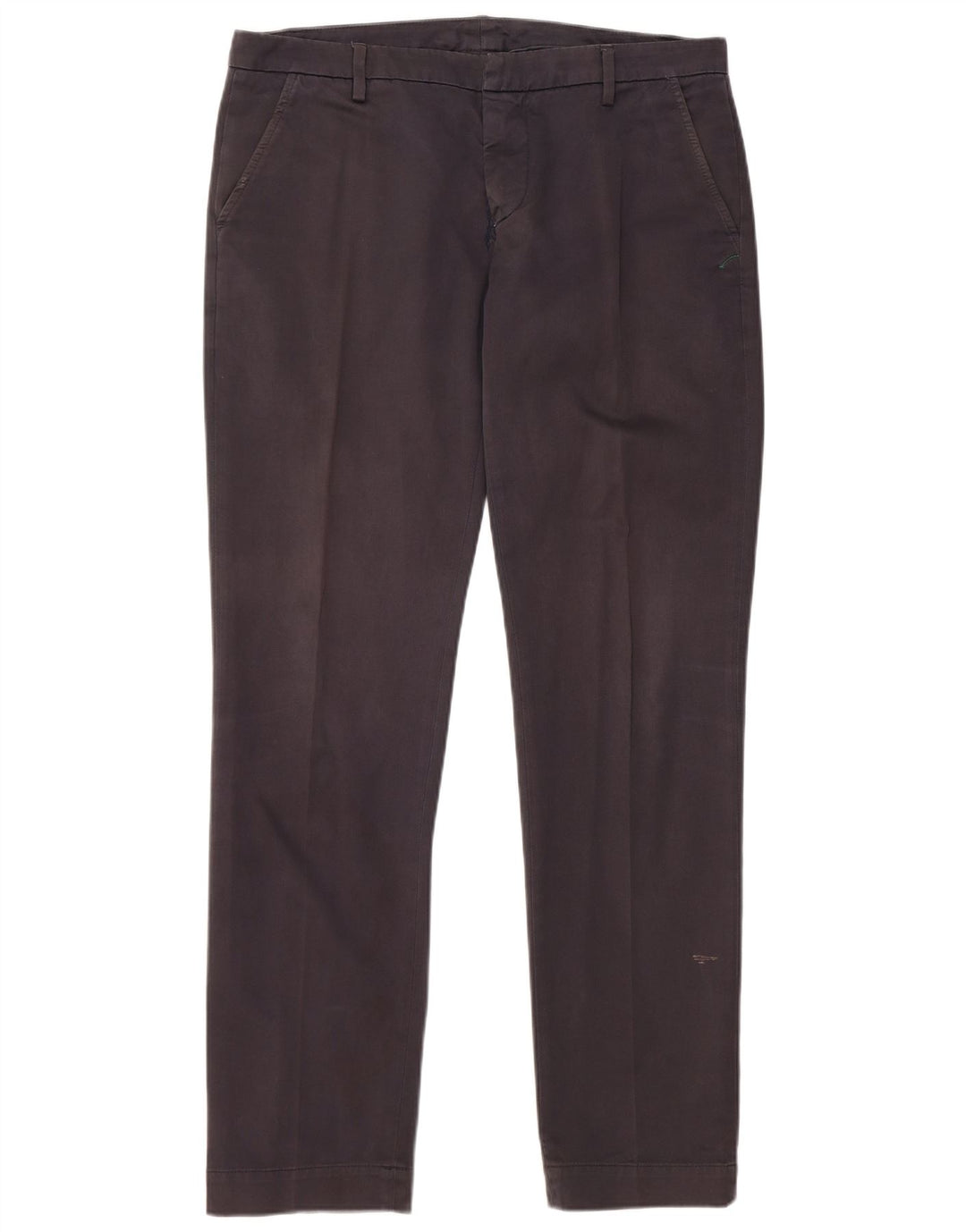 Dondup Pantaloni chino subțiri pentru bărbați L35 L33 bumbac gri