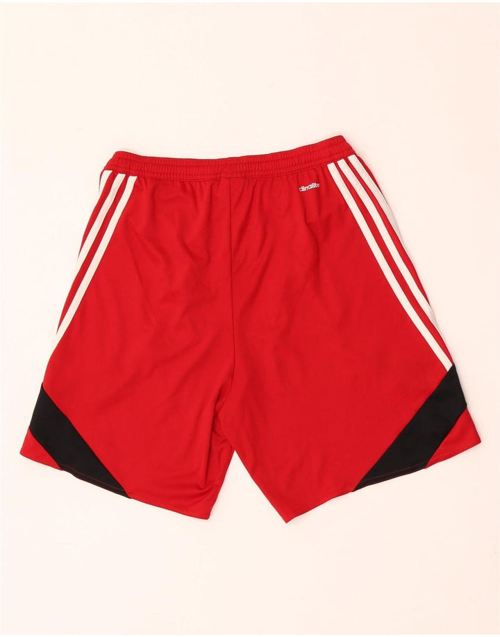 Pantaloni scurți sport Climalite ADIDAS pentru bărbați, roșu, poliester color bloc