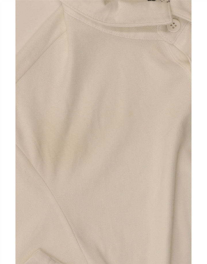 Tricou polo Adidas Climalite pentru bărbați, mare, alb, poliester