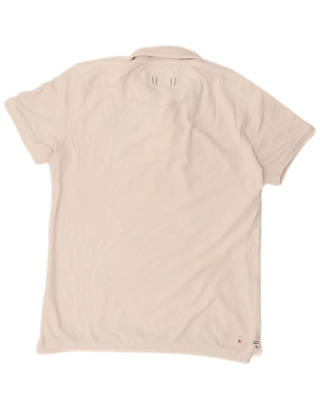 Tricou polo pentru bărbați Fat Face, mare, alb, din bumbac