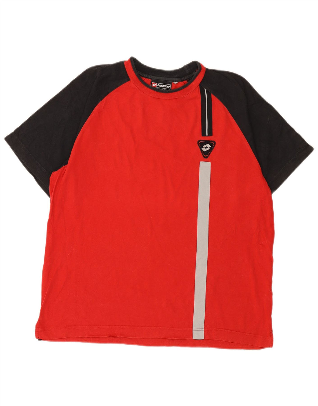 Tricou Bărbați Lotto Top Mediu Roșu Colorblock