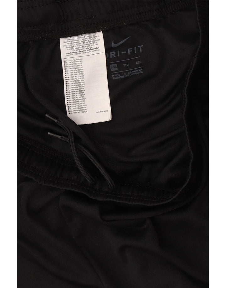 Pantaloni scurți sport Nike Dri Fit pentru bărbați 2XL, poliester negru