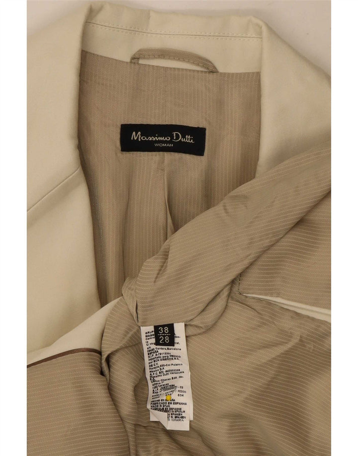 Blazer Massimo Dutti pentru bărbați, cu 2 nasturi, EU 38, bumbac alb, mic