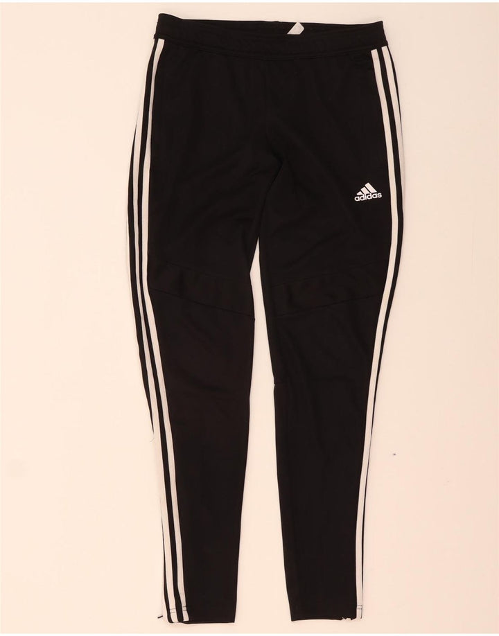 Pantaloni de trening Aeroready ADIDAS pentru femei UK 8/10 Poliester negru mic