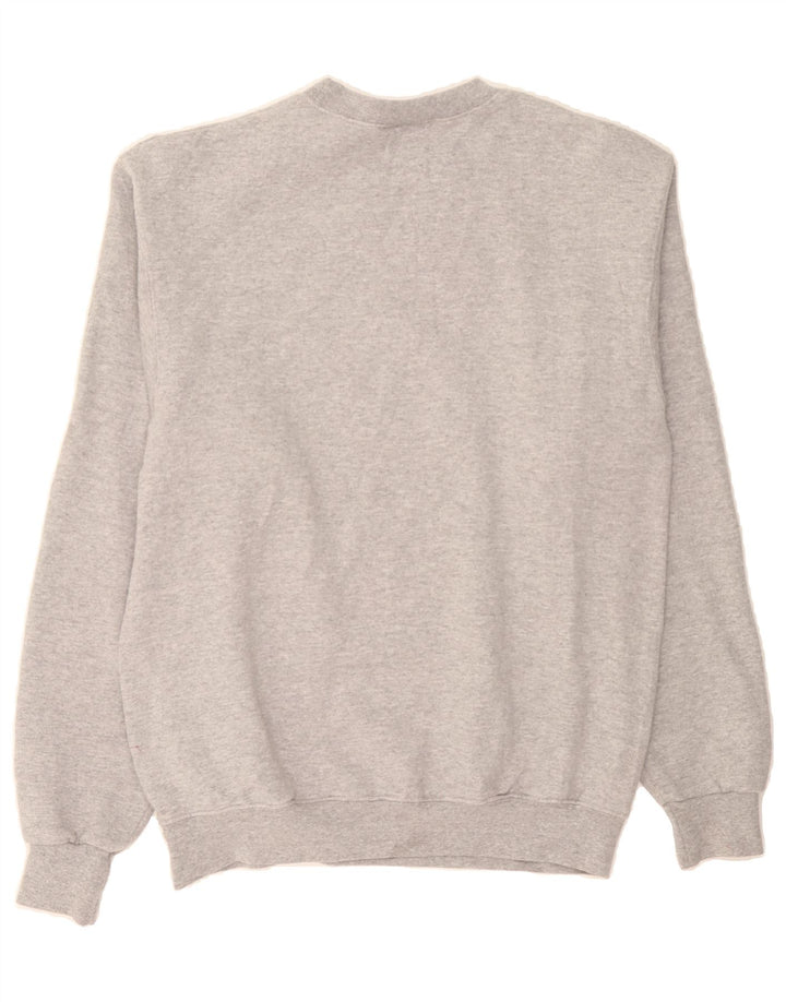 CHAMPION Mens Graphic Sweatshirt Jumper Medium Grey Vintage Champion and Second-Hand Champion from Messina Hembry 