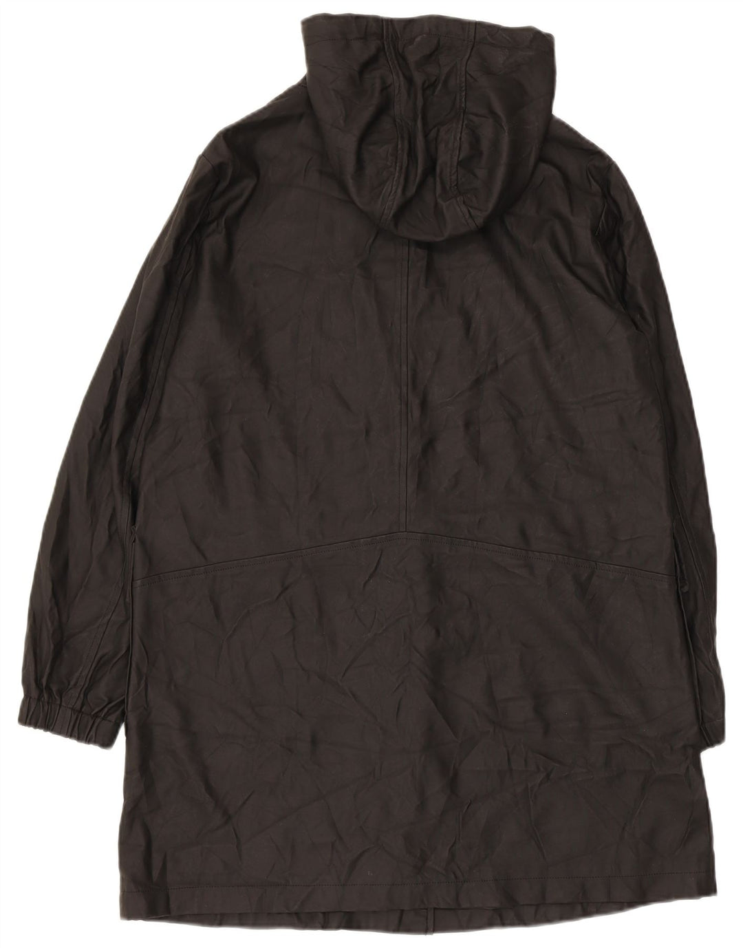 Pelernă de ploaie cu glugă pentru femei Zara UK 14 Medium Black