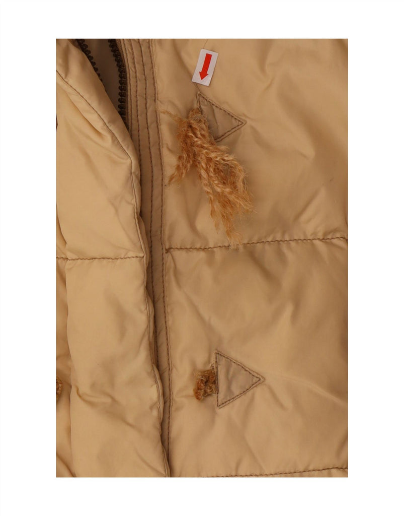 RALPH LAUREN Womens Padded Gilet UK 14 Medium Beige Nylon Vintage Ralph Lauren and Second-Hand Ralph Lauren from Messina Hembry 