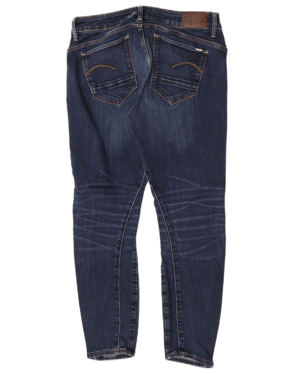 Blugi skinny 3D Arc Crop pentru femei G Star L30 L26 Bumbac albastru