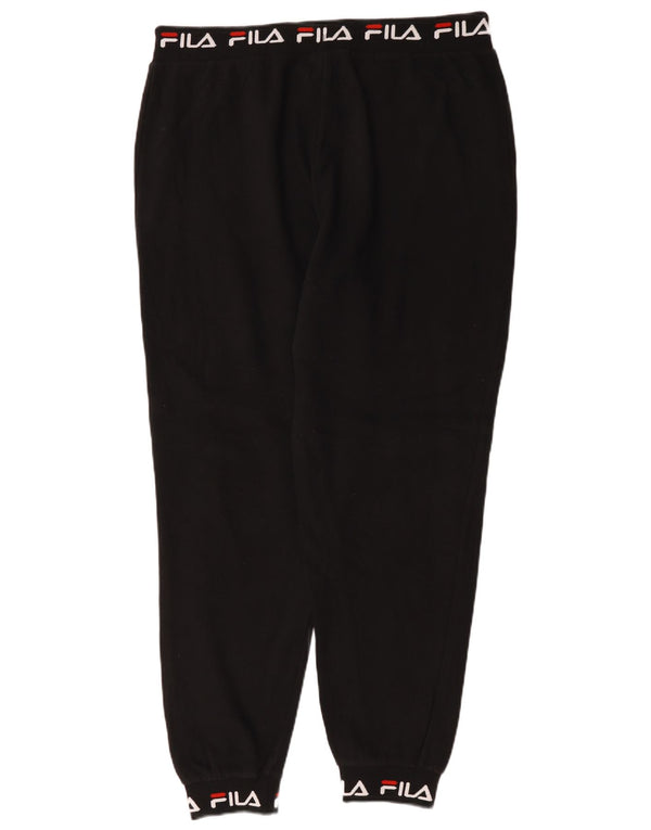 Pantaloni de trening cu grafic pentru femei Fila Joggeri UK 18 XL Bumbac negru