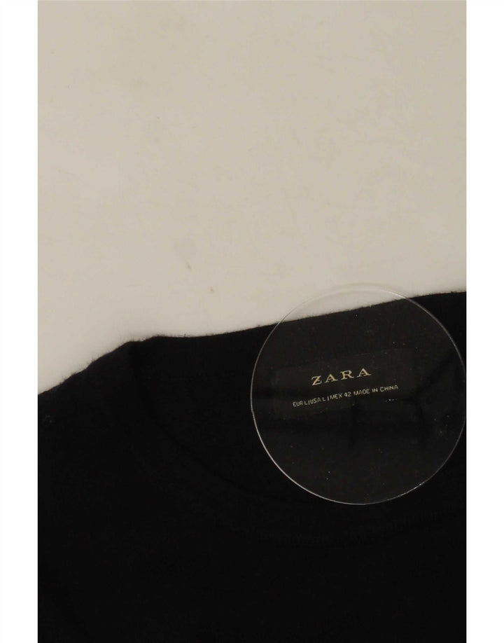Pulover pentru bărbați Zara, cu decolteu, mare, bleumarin