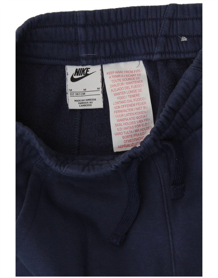 Pantaloni de trening grafic pentru băieți NIKE Pantaloni de jogging 10-11 ani, mijlocii bleumarin