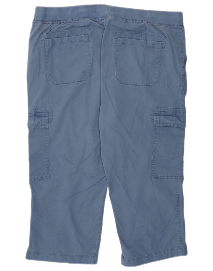 Pantaloni de trening Capri pentru femei Chaps UK 18 XL Bumbac albastru