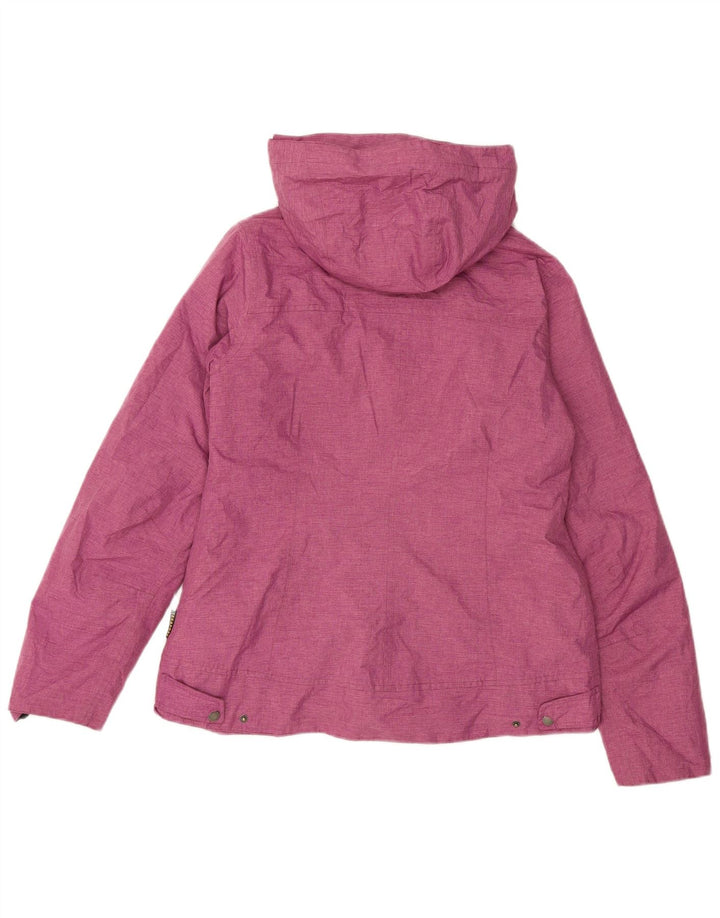 Jack Wolfskin jachetă de vânt pentru femei cu glugă, UK 12/14, roz mediu
