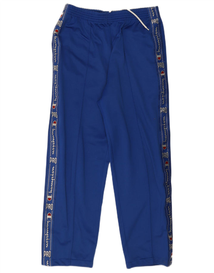 Pantaloni de trening grafic pentru bărbați Champion, albastru mediu