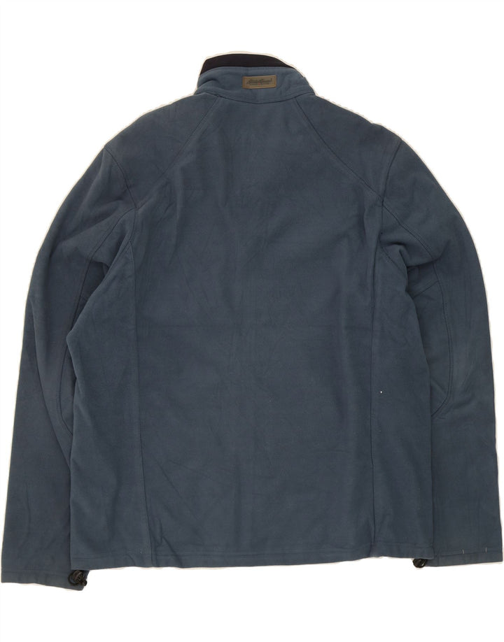 EDDIE BAUER Mens Fleece Jacket UK 42 XL Blue Polyester Vintage Eddie Bauer and Second-Hand Eddie Bauer from Messina Hembry 