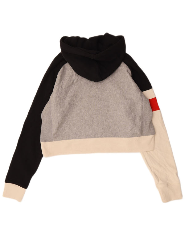 Pulover pentru femei Champion Oversized Crop Hoodie UK 10 Small Multicolor