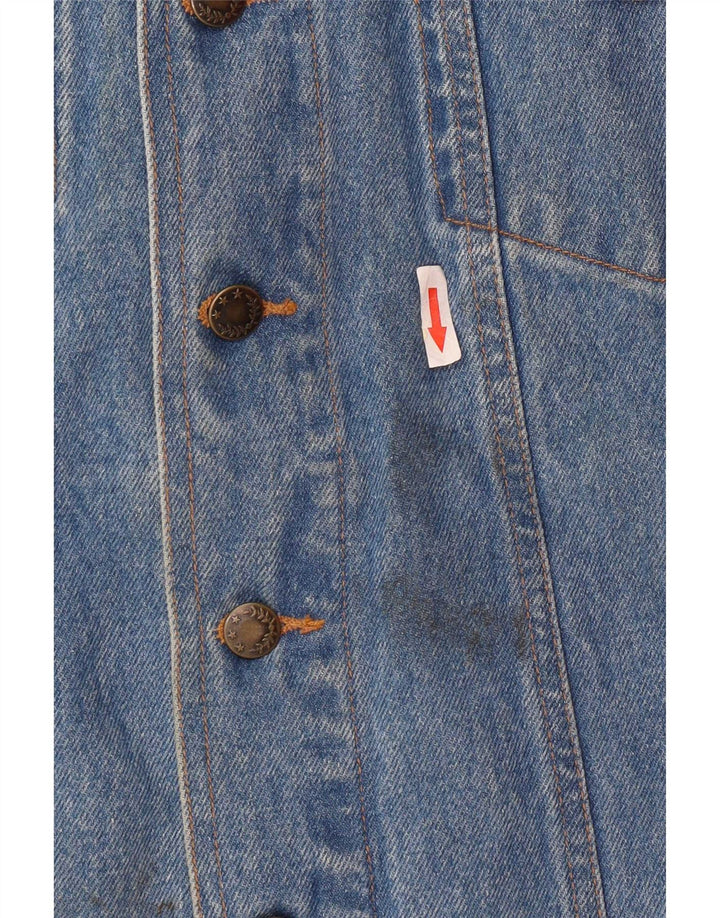 Gilet de blugi pentru bărbați Marcel Clair UK 40, mare, albastru, bumbac