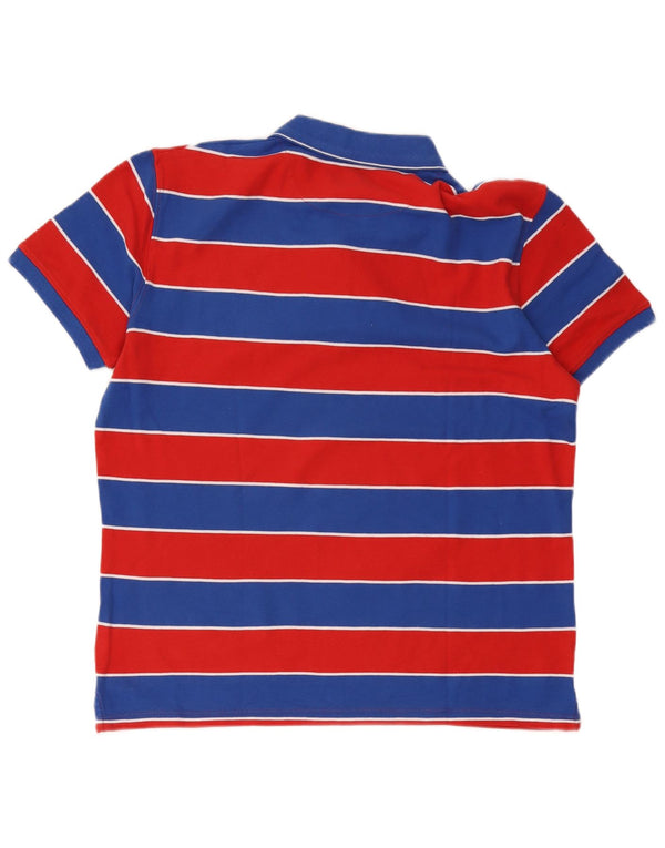 Tricou polo Wrangler pentru bărbați, bumbac cu dungi roșii mari