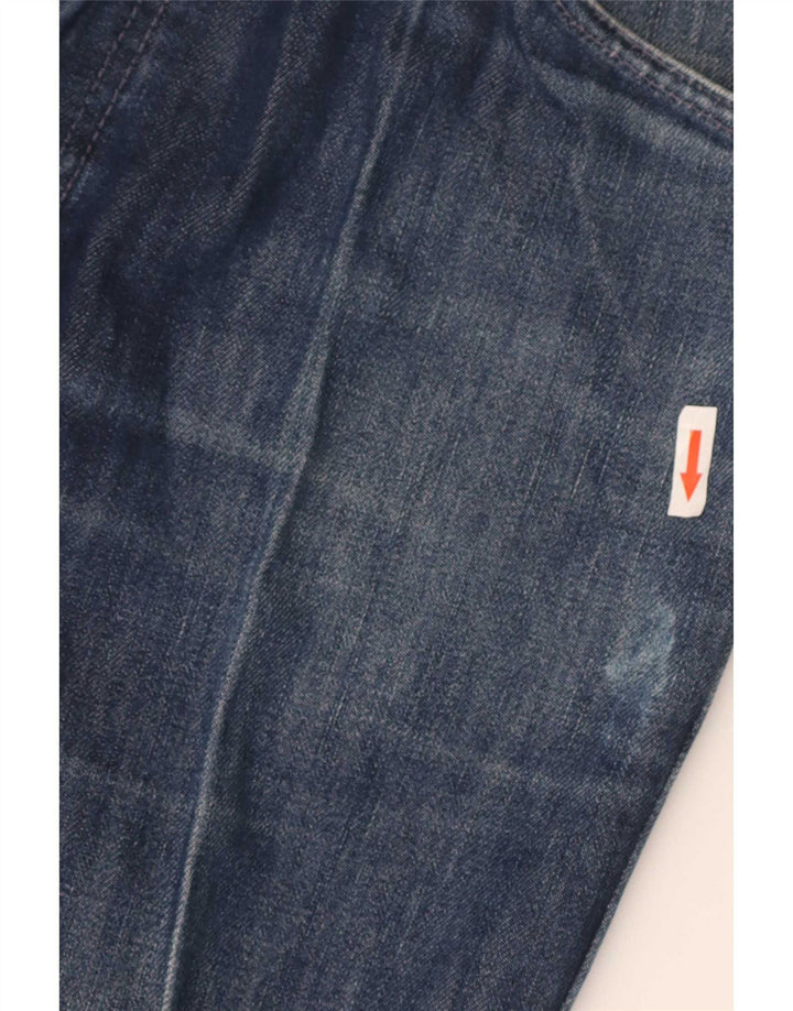 Blugi drepți distressed pentru bărbați Levi's W33 L34 Bumbac albastru