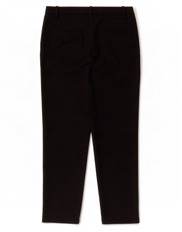 Zara Womens Tapered Chino Trousers EU 38 Small W28 L26 Black