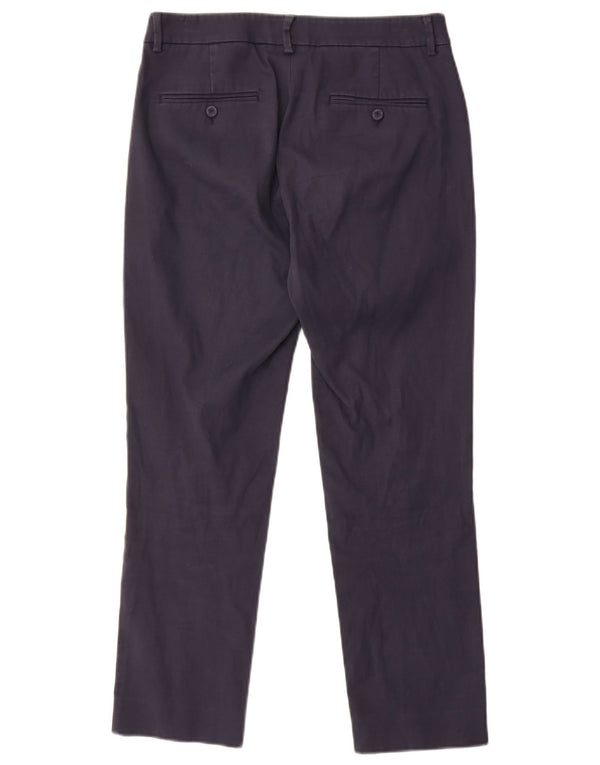 Max Mara Pantaloni chino de weekend pentru femei UK 8 Small W27 L26 Bleumarin