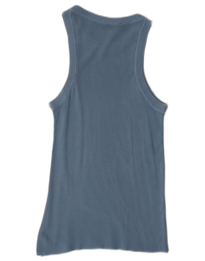 Vest Vest Top Femei Zara UK 8 Small Blue