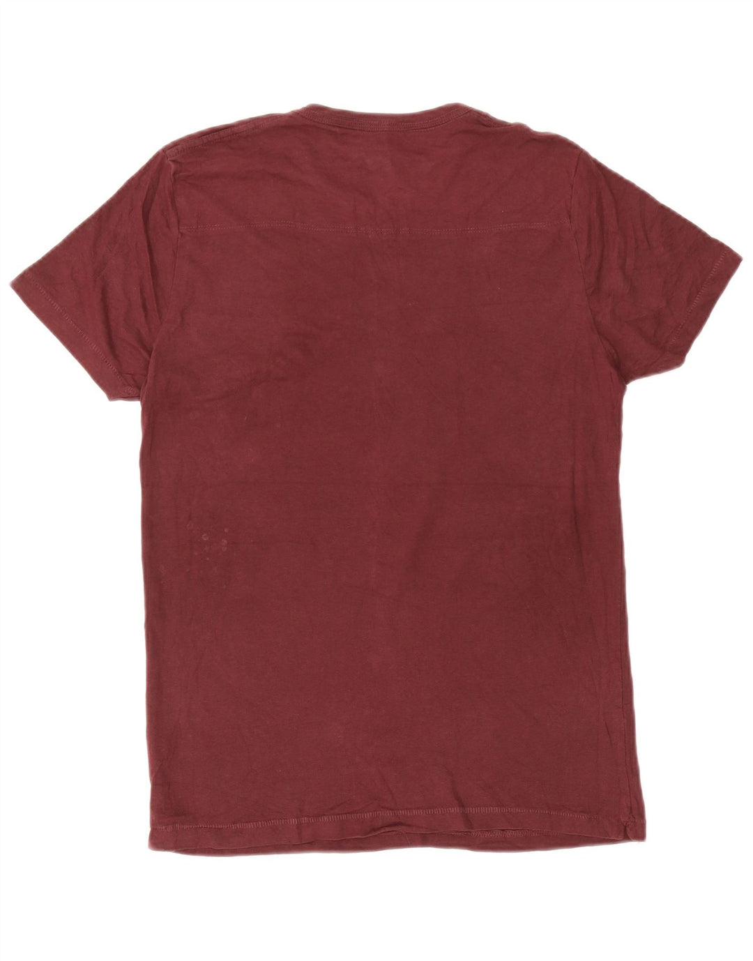 Tricou pentru bărbați French Connection Top Medium Burgundy Bumbac