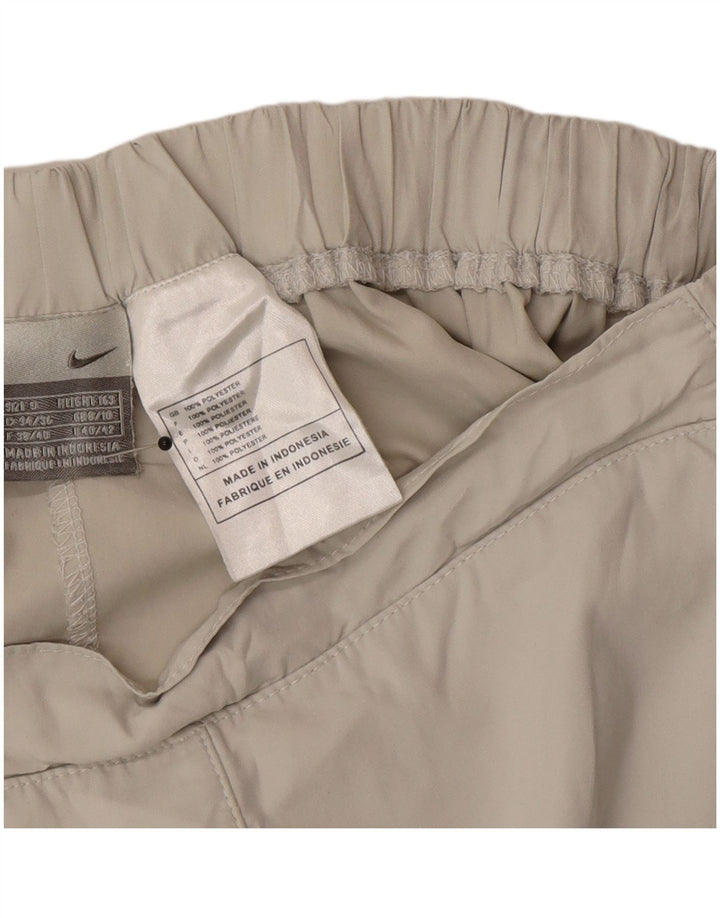 Pantaloni scurti sport Nike pentru femei Marea Britanie 8/10 Poliester mic gri