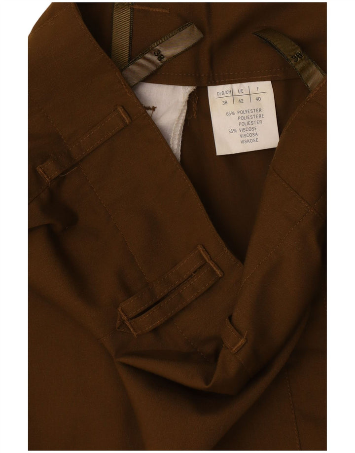 Pantaloni de damă vintage casual EU 38 Medium W28 L30 Kaki Poliester