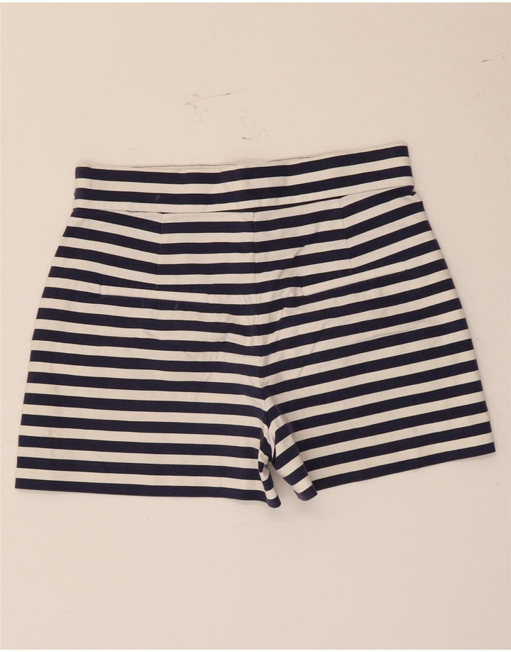 Pantaloni caldi pentru femei Zara Medium W28 Bleumarin, bumbac cu dungi