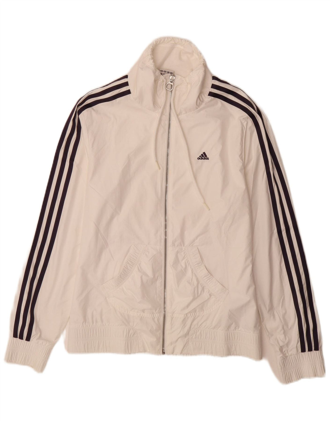 Jachetă de trening pentru femei Adidas UK 10 Poliester alb mic