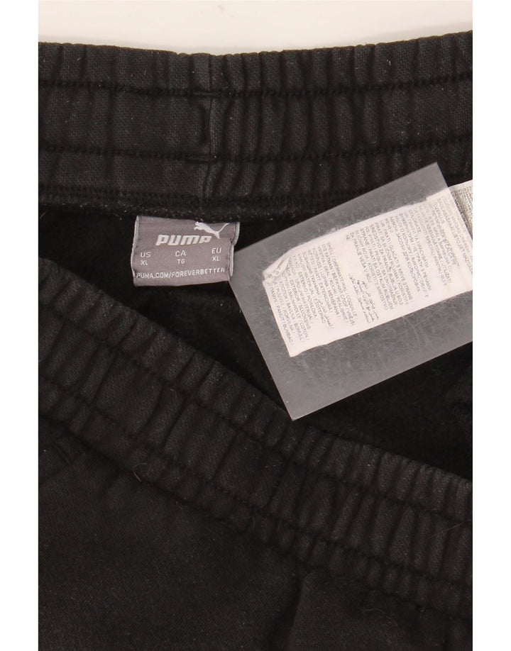 Pantaloni de trening Puma pentru bărbați XL, bumbac negru