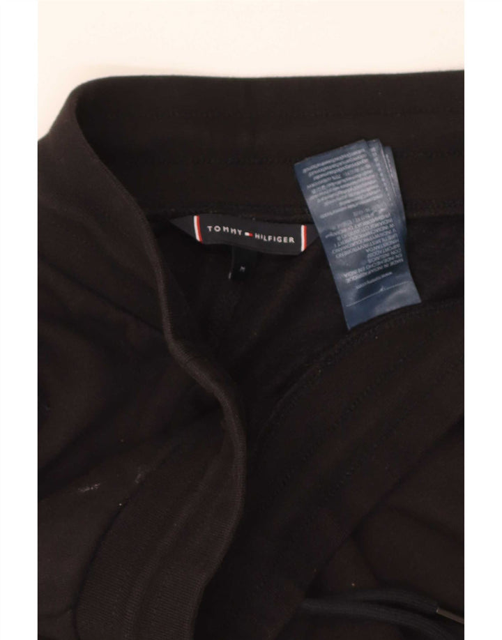 Pantaloni scurți sport grafic Tommy Hilfiger pentru bărbați, bumbac mediu negru