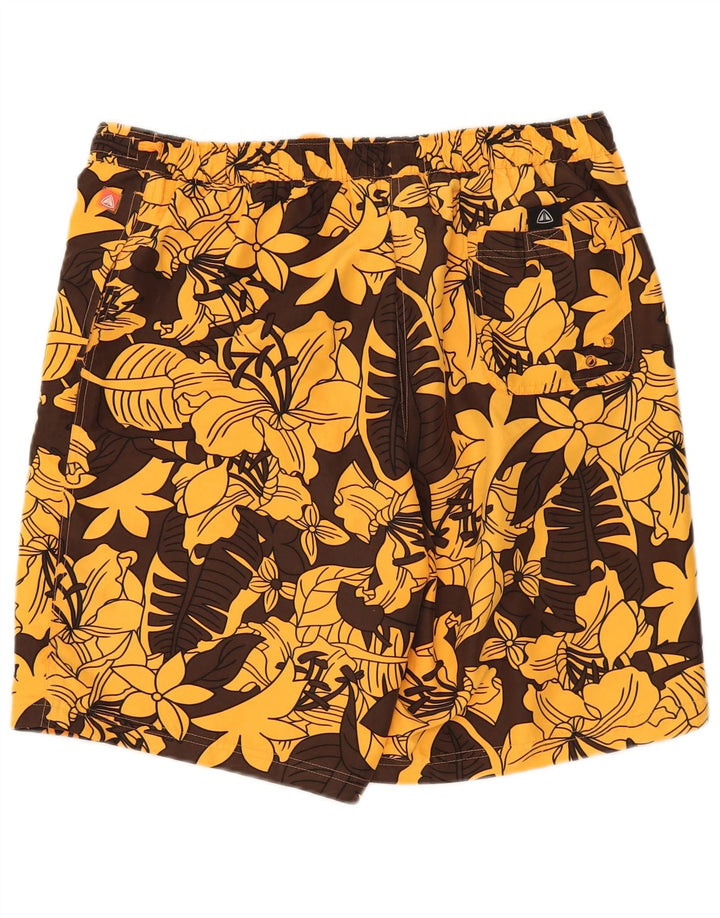 Pantaloni scurți de înot Firefly pentru bărbați, mari, maro, din poliester floral