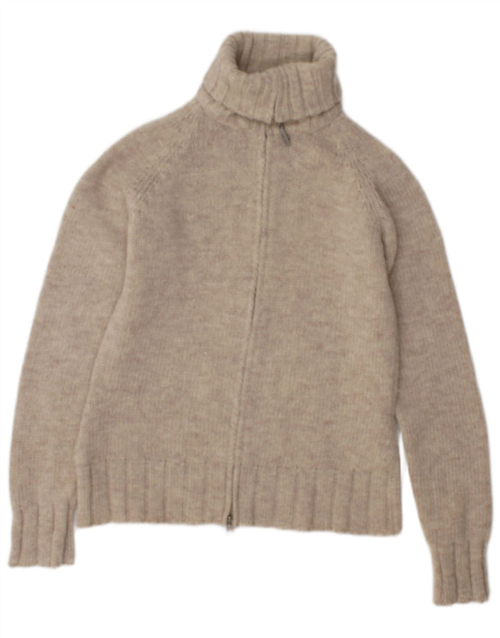 Pulover cardigan pentru femei Laura Ashley UK 14 Medium Beige Lână