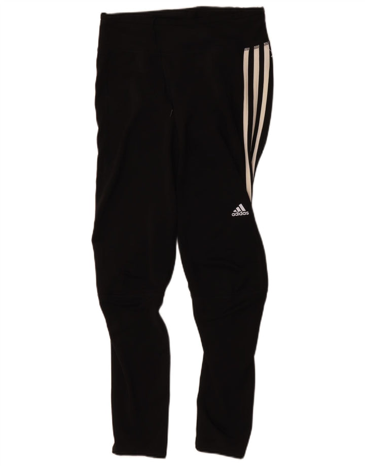 Adidas Womens Response Leggings UK 10 Small Black Poliester Sports