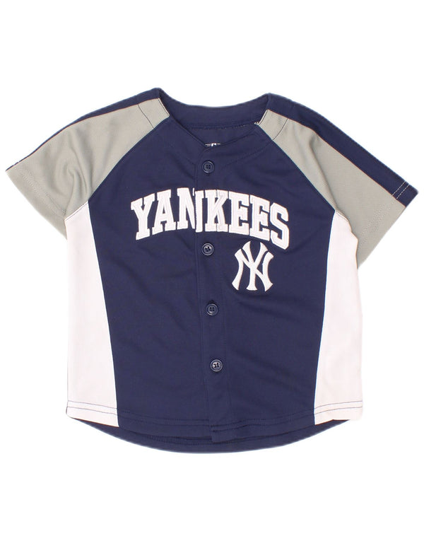 Mărfuri autentice Baby Boys Yankees Jersey Top 18-24 luni Bleumarin