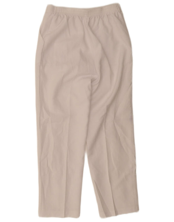 Pantaloni casual drepti pentru femei Marks & Spencer UK 8 Small W26 L25 White