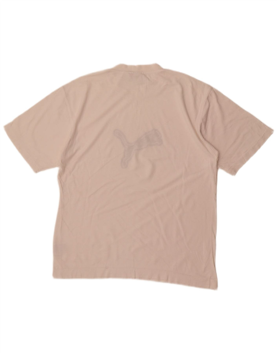 Tricou cu grafic Puma pentru bărbați Top, mediu, alb, bumbac