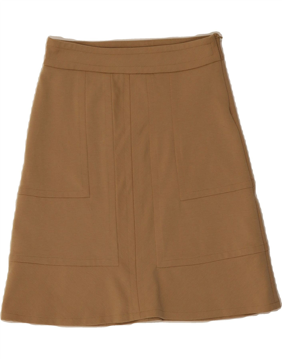 MOSSIMO Womens A-Line Skirt US 2 XS W28 Brown Polyester Vintage Mossimo and Second-Hand Mossimo from Messina Hembry 