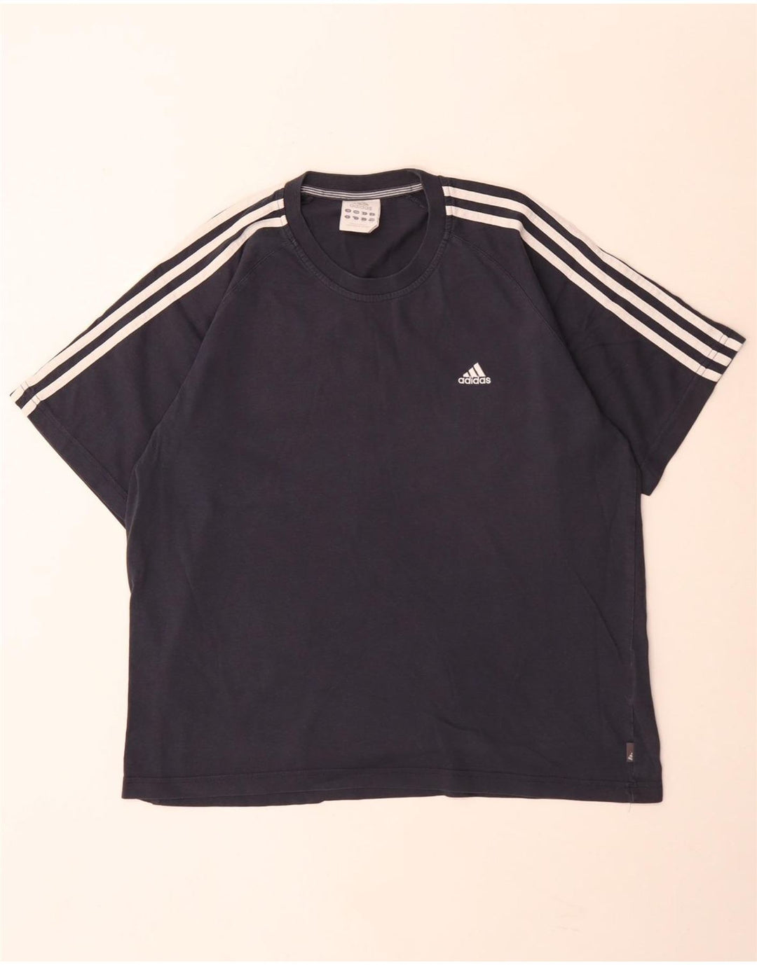Tricou pentru bărbați Adidas Top mare din bumbac bleumarin