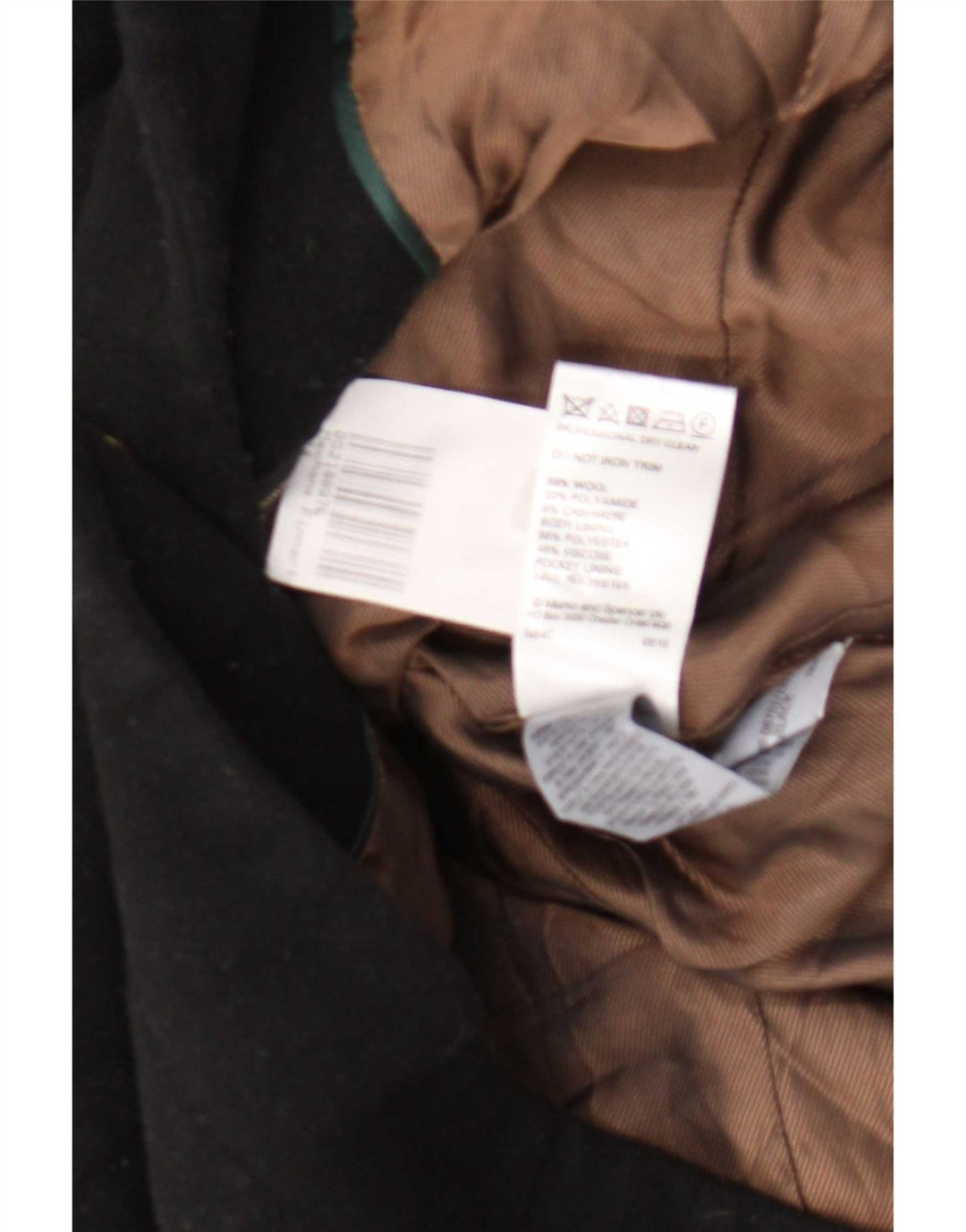 Palton pentru femei Marks & Spencer UK 14 Medium Lână neagră