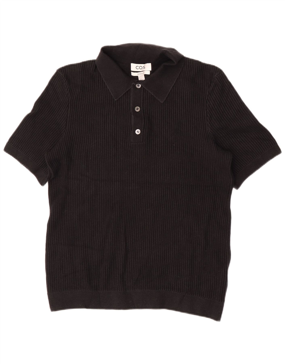 Tricou polo Cos pentru bărbați, mic, negru, bumbac