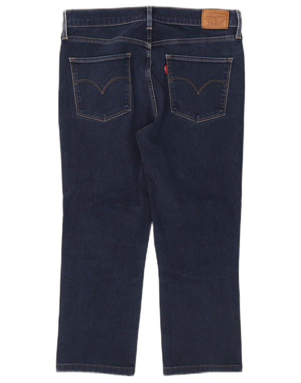 Levi's Womens Capri Jeans W30 L21 Blue Cotton
