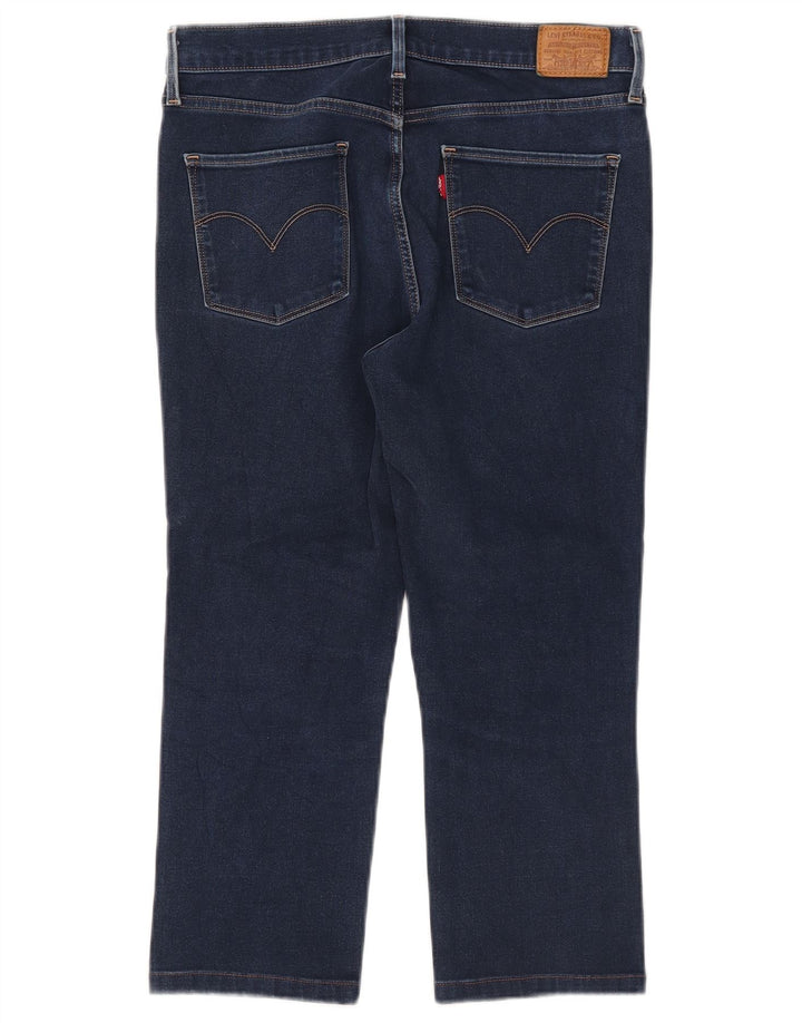 Blugi Capri pentru femei Levi's W30 L21 Bumbac albastru