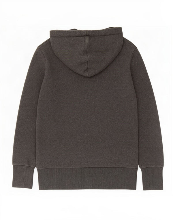 Pulover Puma pentru femei, cu fermoar, UK 12, bumbac gri mediu