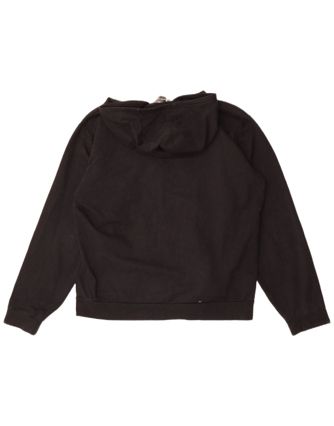 Pulover cu glugă cu fermoar pentru bărbați Eddie Bauer, bumbac mare, negru