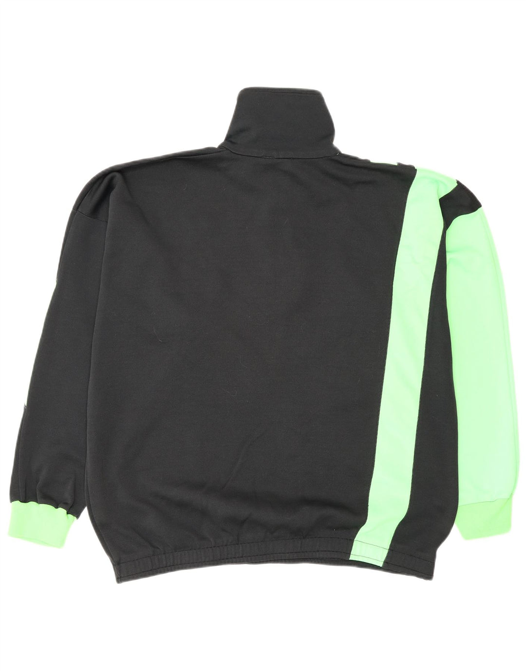 Pulover Puma pentru bărbați, cu grafic, cu fermoar, cu gât, mediu, negru, color block