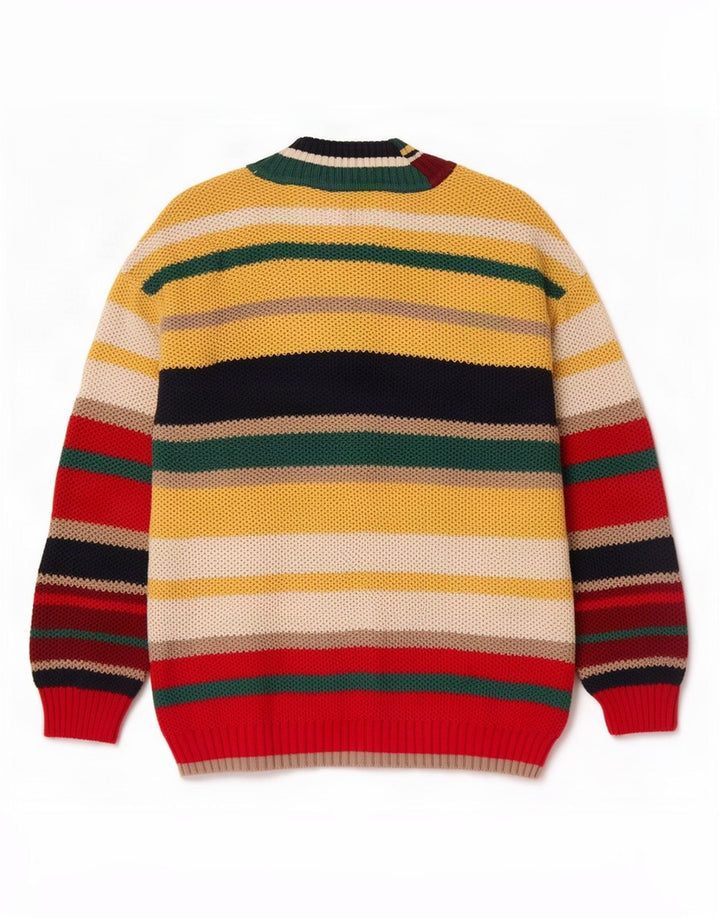 Pulover S.Oliver pentru femei cu decolteu în V EU 40 Mediu, multicolor, cu dungi