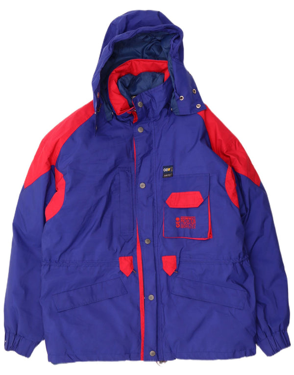 Geacă de schi căptușită cu glugă Gore-Tex pentru bărbați Geo Spirit IT 52 XL Albastru Colorblock